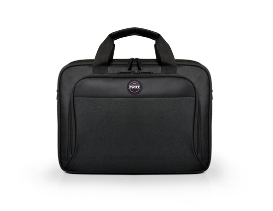 Picture of PORT DESIGNS | HANOI II CLAMSHELL | 105064 | Fits up to size 15.6 " | Messenger - Briefcase | Shoulder strap | Black