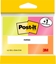 Attēls no Post-It 3M POST-IT® 38x51mm 3x100 kartek + 1 bloczek mix kolorów