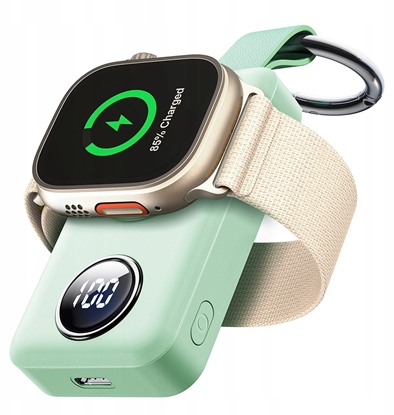 Attēls no Powerbank Joyroom JR-WQW01 bezprzewodowy 2000mAh 3W do Apple Watch - zielony