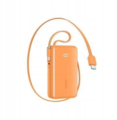 Attēls no Powerbank Joyroom Powerbank Joyroom JR-PR2L 35W 10000mAh z wbudowanymi kablami USB-C - pomaraczowy