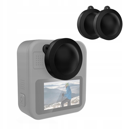 Изображение Puluz Zestaw 2x Dekielek Ochronny Zalepka Osona Na Obiektyw Do Gopro Max 2 / Max2 / Pu1100b