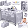 Picture of Ricokids óeczko turystyczne + materac + torba 125x65x78cm RK-241 szare