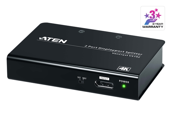 Picture of Rozdzielacz 2-Port 4k DisplayPort Splitter VS192 