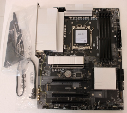 Изображение SALE OUT. MSI PRO B850-P WIFI | Processor family AMD | Processor socket AM5 | DDR5 | Supported hard disk drive interfaces SATA, M.2 | Number of SATA connectors 4 | USED, REFURBISHED, WITHOUT  ACCESSORIES, ONLY BACKPANEL INCLUDED
