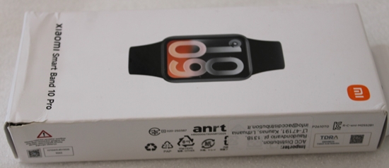Изображение SALE OUT. Xiaomi Smart Band 10 Pro | AMOLED | Heart rate monitor | Waterproof | Bluetooth | UNPACKED, DAMAGED PACKAGING, SCRATCHED WATCH BAND | Midnight Black | Warranty 24 month(s)