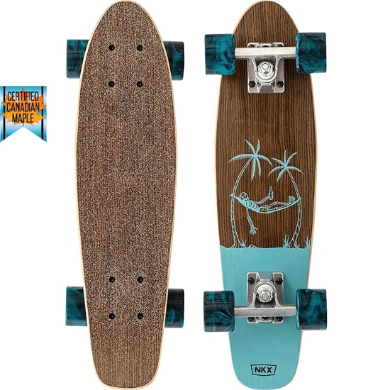 Picture of Skrituļdelis NKX Bones Mini Cruiser skeitbords 22" Glacier