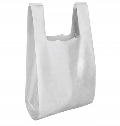 Изображение Staples Reklamówka SARANTIS, HDPE, rednia, 30/8/55 cm, 11 mikr., 200 szt., biaa