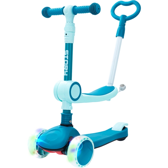 Изображение Story 3IN1 bērnu skrejritenis Aqua