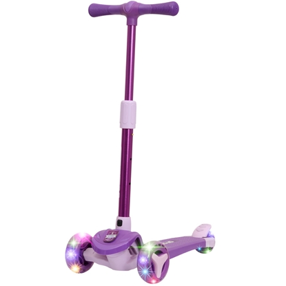 Attēls no Story Mini Friends LED luksusa trīsriteņu bērnu skrejritenis Violets