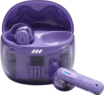 Attēls no Suchawki JBL Tune Flex 2 Ghost Edition fioletowe (JBLTFLEX2GMAE)