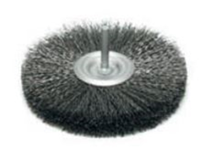 Picture of SZCZOTEX Szczotka druciana tarczowa 60mm z trzpieniem 6mm