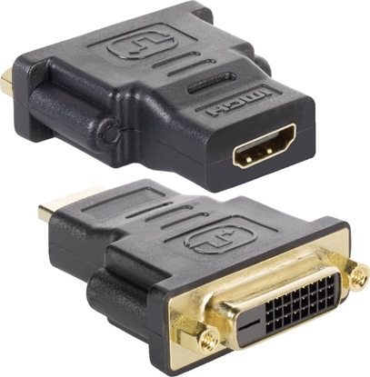 Attēls no Techly DVI-D - HDMI F/F Melns
