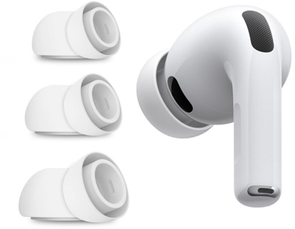 Изображение Tech-Protect EAR TIPS 3-PACK APPLE AIRPODS PRO 3 White