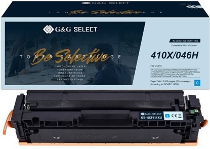 Изображение Toner G&G G&G GS-HCF411XU kaseta z tonerem 1 szt. Zamiennik Cyjan