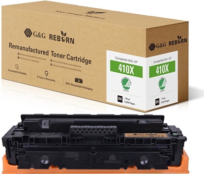 Изображение Toner G&G GG-PH410XQNEFBK kaseta z tonerem 1 szt. Zamiennik Czarny
