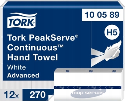 Attēls no Tork Rcznik papierowy do intensywnego uytku QuickDry Advanced H5 - Biay