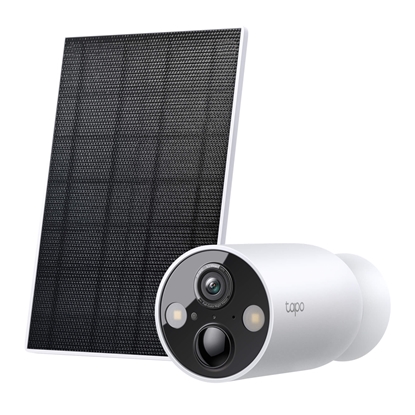 Attēls no TP-LINK | C425 KIT | Solar-Powered Security Camera Kit | Bullet | 4 MP | F/2.1 | H.264 | microSD, Max. 512GB