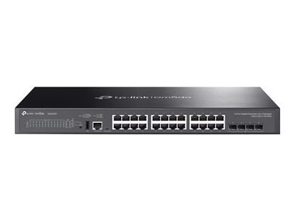 Picture of TP-LINK SG5428X Omada 24-Port Gigabit Stackable Lite L3 Managed Switch with 4× 10G Slots | TP-LINK