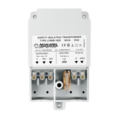 Attēls no TRANSFORMER 230V/18V DC 60VA/TR60VA SATEL