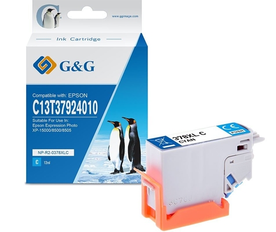 Picture of Tusz G&G G&G 15182 nabój z tuszem 1 szt. Zamiennik Cyjan