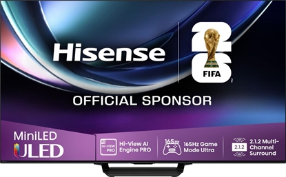 Attēls no TV Set|HISENSE|85 "|4K Ultra HD|3840 x 2160 pixels|Flat|16:9|ULED|85U7QPRO