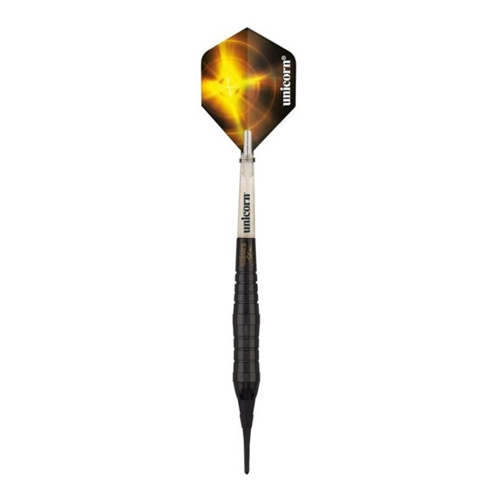 Изображение Unicorn Black Brass soft tip Šautriņas- Jelle Klaasen 19g: 23771 | 21g: 23772 - 19 g
