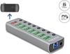 Picture of USB3.2Gen1 HUB ar 7portiem+1ārtās uzlādes ports, Delock