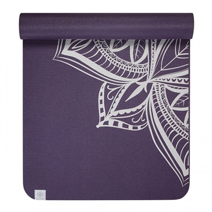 Изображение Vingrošanas paklājiņš Gaiam Aubergine Medallion 6 mm 63844