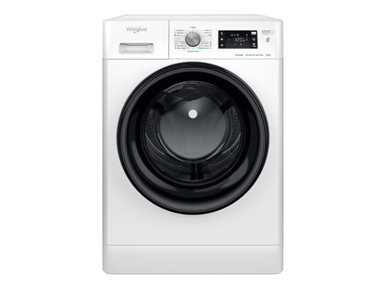 Изображение Whirlpool | Washing machine | FFB 9479 BV EE | Energy efficiency class A | Front loading | Washing capacity 9 kg | 1400 RPM | Depth 63 cm | Width 59.5 cm | Digital | Steam function | White