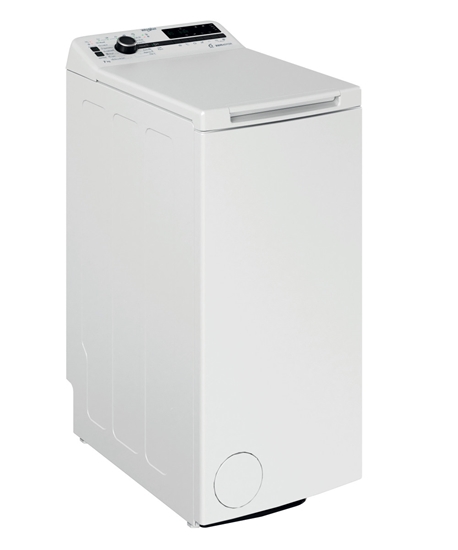 Изображение Whirlpool | Washing Machine | TDLRB 7232BS EU | Energy efficiency class D | Top loading | Washing capacity 7 kg | 1200 RPM | Depth 60 cm | Width 40 cm | LED | White