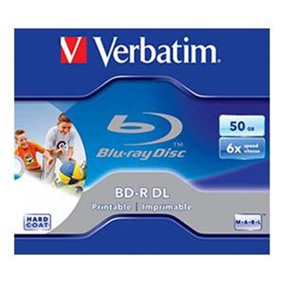 Attēls no *BD-R DL 50Gb/6x Blu-rayDisc (jewel) printable