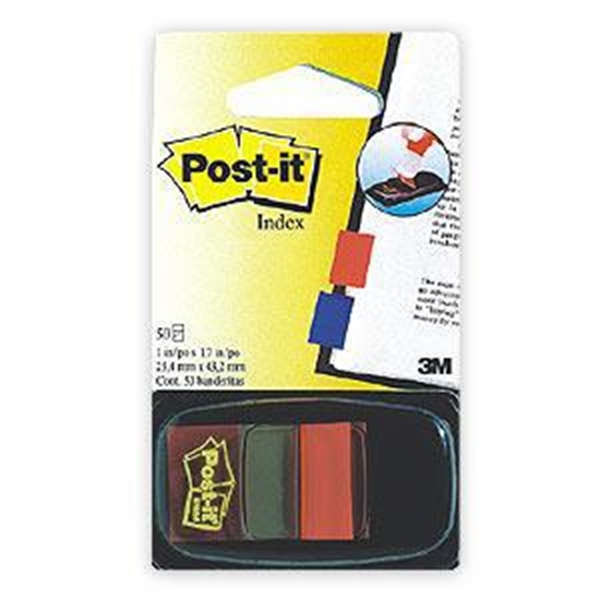 Picture of *Indeksi 3M Post-it 680-1 sarkani 25x43mm/50l.