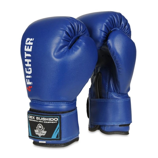 Изображение 6 oz boksa cimdi bērniem - 4Fighter zili