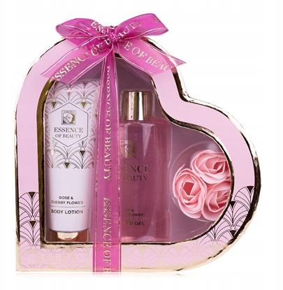 Изображение Accentra ACCENTRA Bath Set ESSENCE OF BEAUTY in a gift box in the shape of a heart SALSA collection