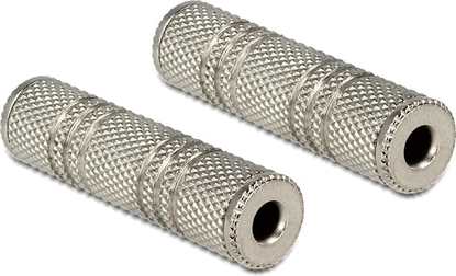 Attēls no Adapteris  Audio Stereo jack 3.5mm, F / F, 3pin, Delock