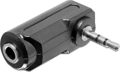 Attēls no Adapteris Audio Stereo jack 2.5mm M > 3.5mm 3pin F, 90