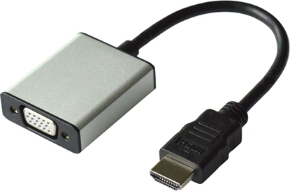 Attēls no Adapteris HDMI > VGA+Audio(Stereo), M / F, Value