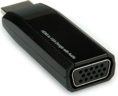 Attēls no Adapteris HDMI M -> VGA F + Audio, Roline
