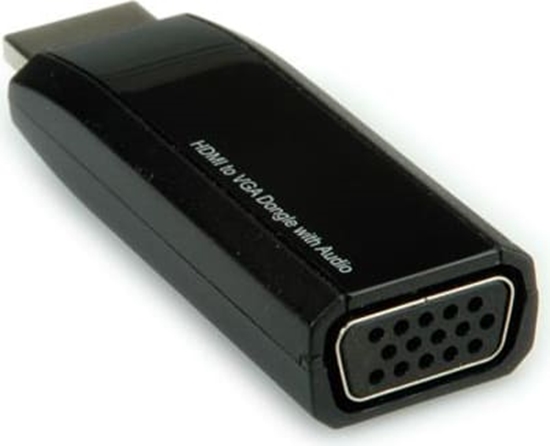 Picture of Adapteris HDMI M -> VGA F + Audio, Roline