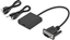 Изображение Adapteris VGA+Audio ->  HDMI, M/F, 23cm, STANDARD