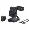 Изображение adowarka Baseus adowarka bezprzewodowa Baseus PicoGo AF21 3w1 Qi2.2 35W z zasilaczem EU 45W i kablem USB-C 1m - czarna