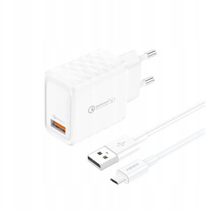 Изображение adowarka Foneng FONENG EU54 18W USB-A QC3.0 + kabel MicroUSB biay