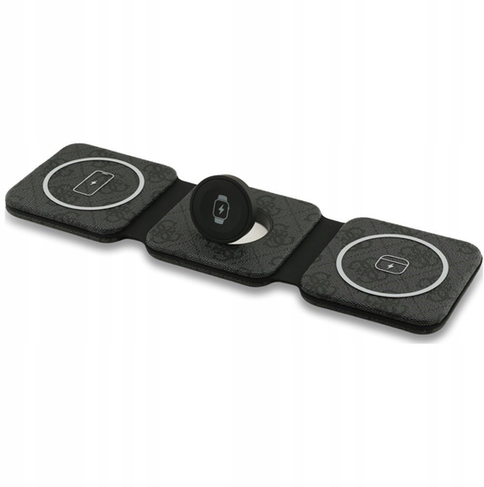 Picture of adowarka Guess adowarka indukcyjna 3w1 Guess 4G 15W MagSafe czarny