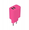 Picture of adowarka Setty Setty adowarka sieciowa 2x USB 2,4A LSIM-AA-126 róowa