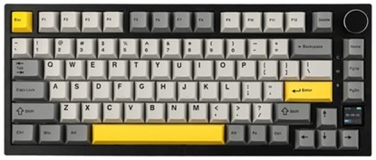 Изображение AK820 Pro Flying Fish Switch Keyboard Black-Gray-Yellow-3 Model RGB