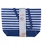 Picture of Alpina Alpina - Torba plaowa w paski 49,3x16x34 cm (Granatowy / Biay)