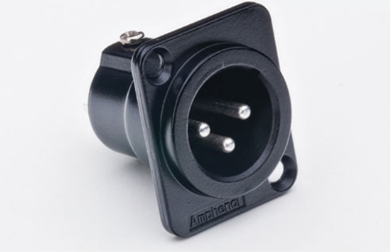 Изображение Amphenol XLR-3 AC CHASSIS MALE BK
