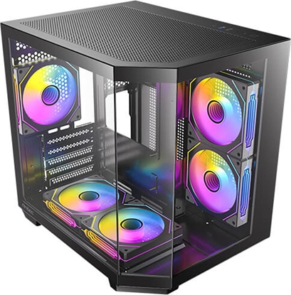 Attēls no Antec CX M2 ARGB B PC Case, Minitower microATX, black