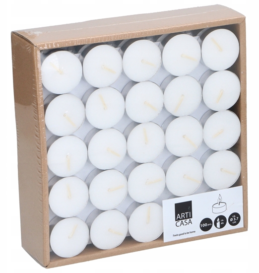 Picture of Articasa Arti Casa - wieczki Tealight podgrzewacze bezzapachowe 100 szt.