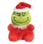 Изображение Aster Grinch - Pluszowa maskotka / przytulanka siedzcy Grinch w stroju witego Mikoaja 13 cm z kolekcji Palm Pals Eco-Friendly*